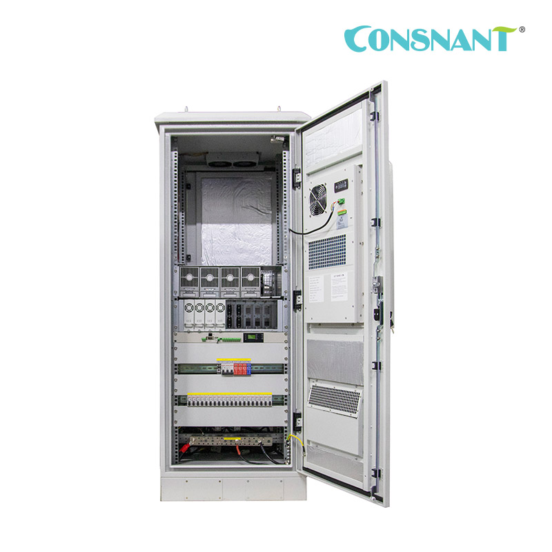 Ingreated outdoor solar & rectifier power system