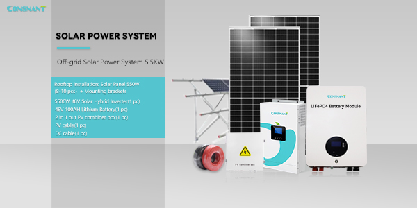 Off-grid Solar Power System 5500W