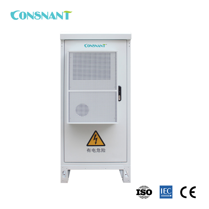 Customizable outdoor battery cabinet