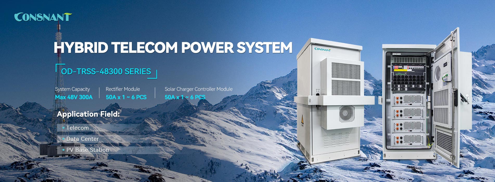 Outdoor communication power supply